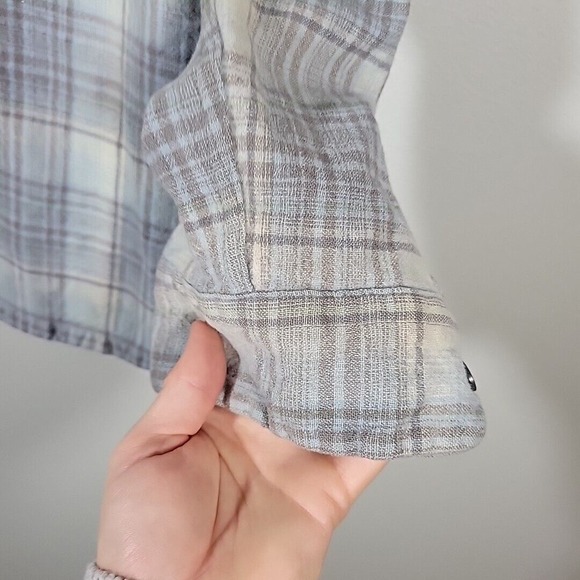 Vtg Pendleton 100% Pure Virgin Wool Shirt White Blue RN 29685 Men's Size Medium - Picture 11 of 15